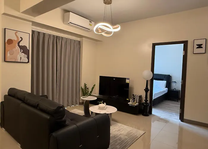 Homemadeluxury 3 Bedrooms Seaview Sunset View Near Airports Okada Moa Appartement *